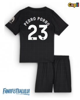 Tottenham Hotspur Pedro Porro #23 Echipament de Fotbal Replică 2025-26 Copii Deplasare (+ Șorturi)